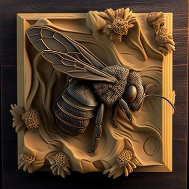 3D модель Osmia nigriventris (STL)